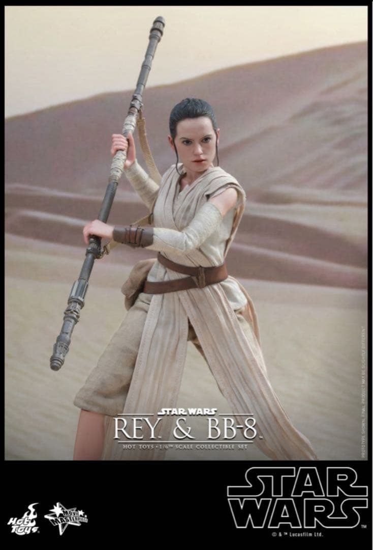 【新品未展示】 『スター・ウォーズ／フォースの覚醒』レイ＆ＢＢ-８（２体セット）