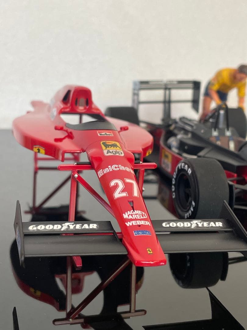 TAMIYA製　Ferrari F189 モデル 完成品フィギュア付