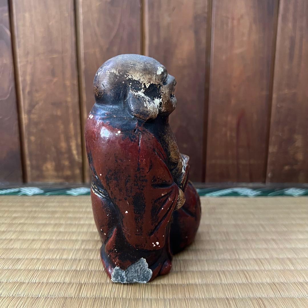 福の神 布袋様　陶器　花入れ　置物