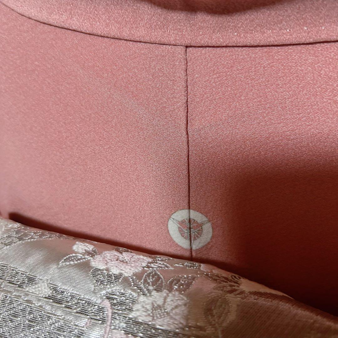 未使用近い　美品　袷　正絹　作家　縮緬　友禅　訪問着　フルセット　4点