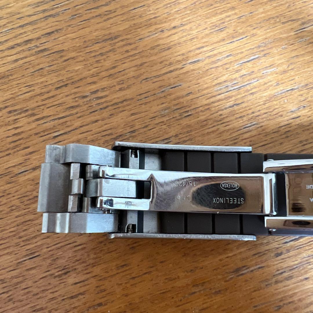 ロレックス ラバーベルト ブラウン　20mm