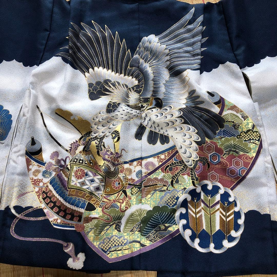 七五三　子供用袴　3歳　紺色