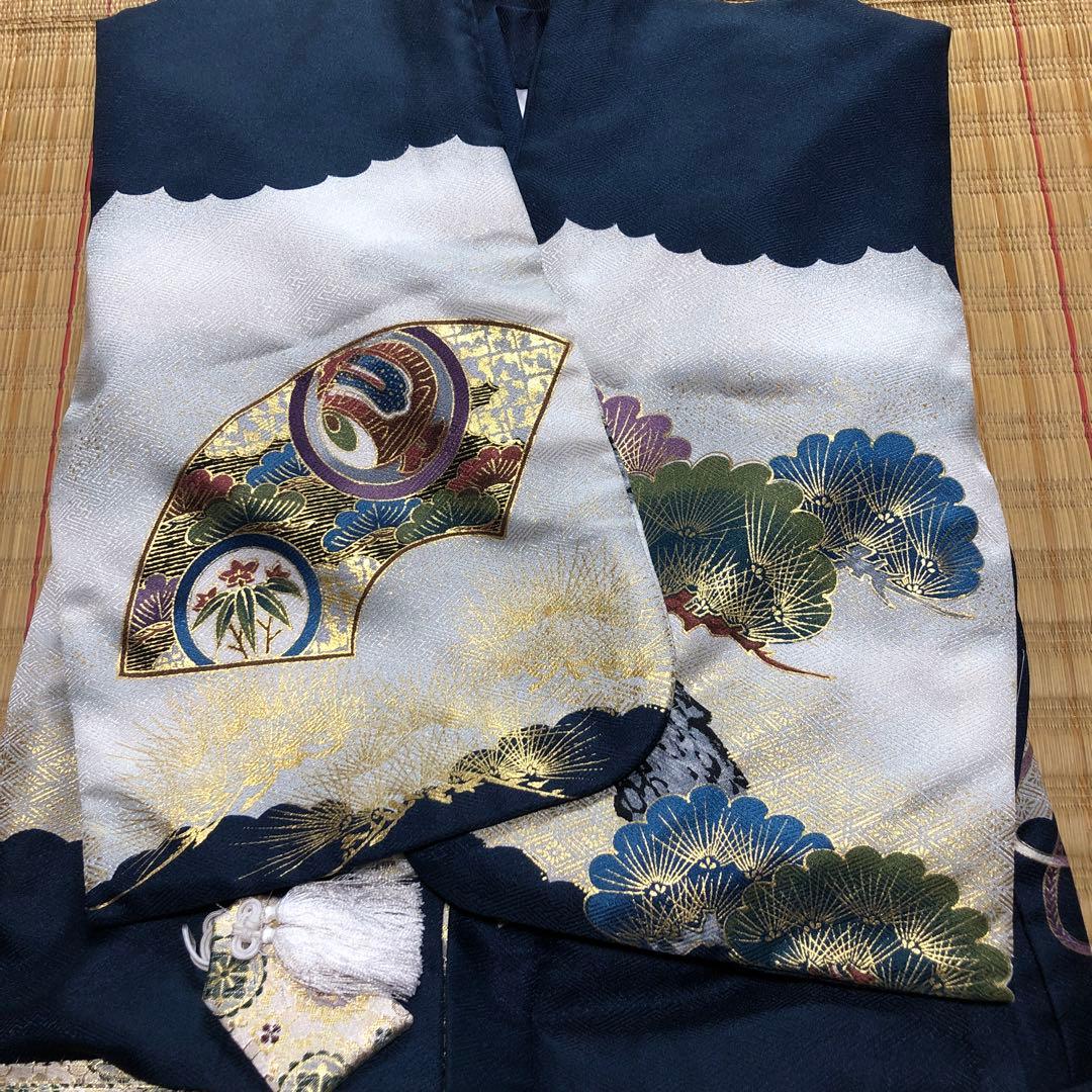 七五三　子供用袴　3歳　紺色