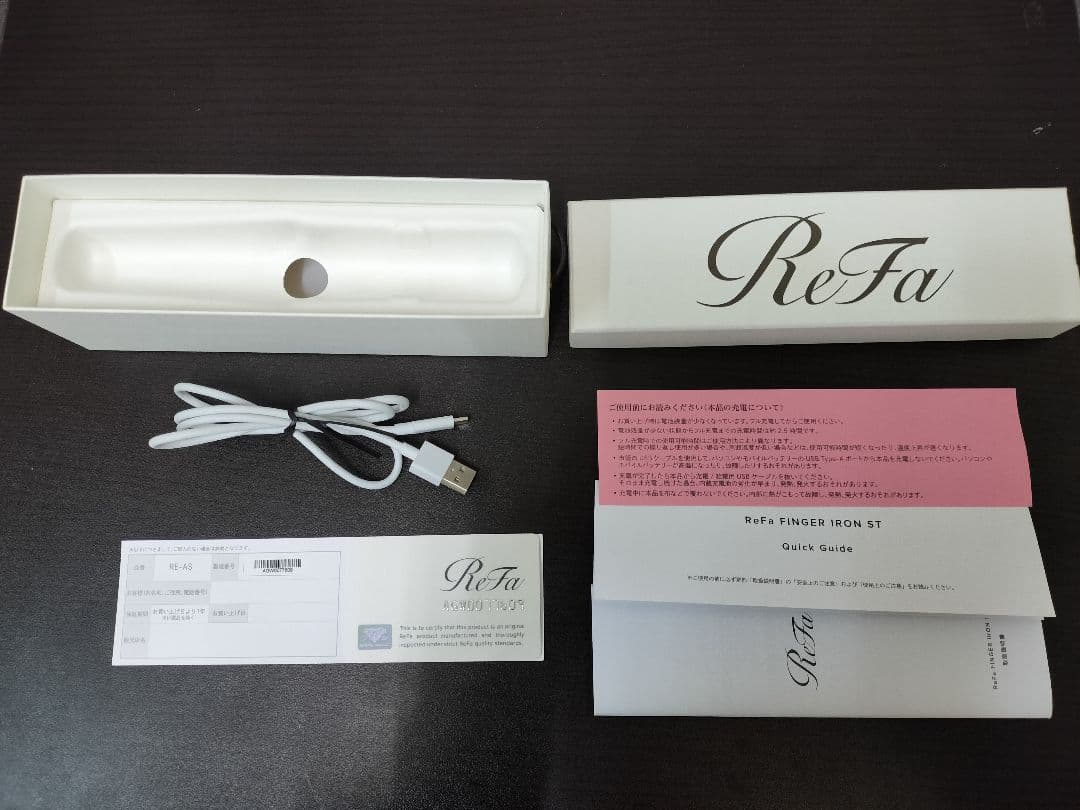 ReFa フィンガーアイロン ST　ホワイト