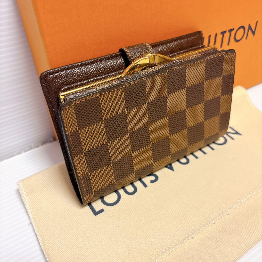 【美品】ルイヴィトン ダミエ ポルトフォイユ ヴィエノワ N61674 財布