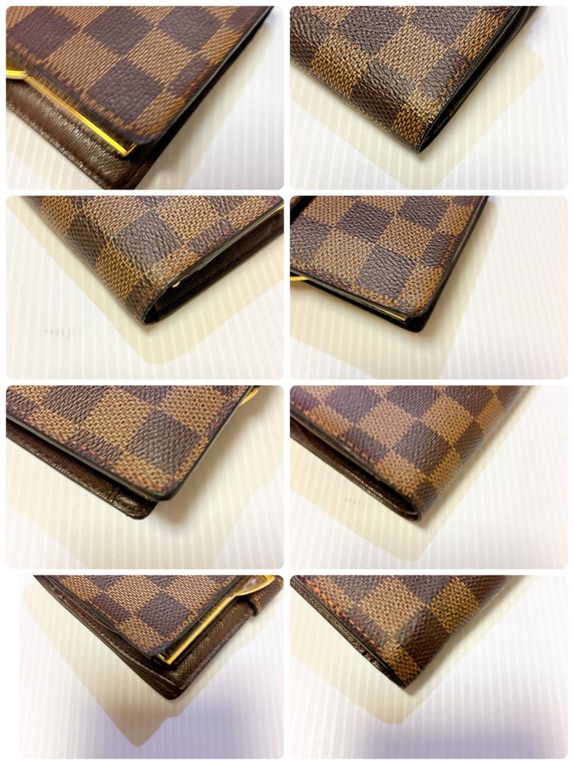 【美品】ルイヴィトン ダミエ ポルトフォイユ ヴィエノワ N61674 財布