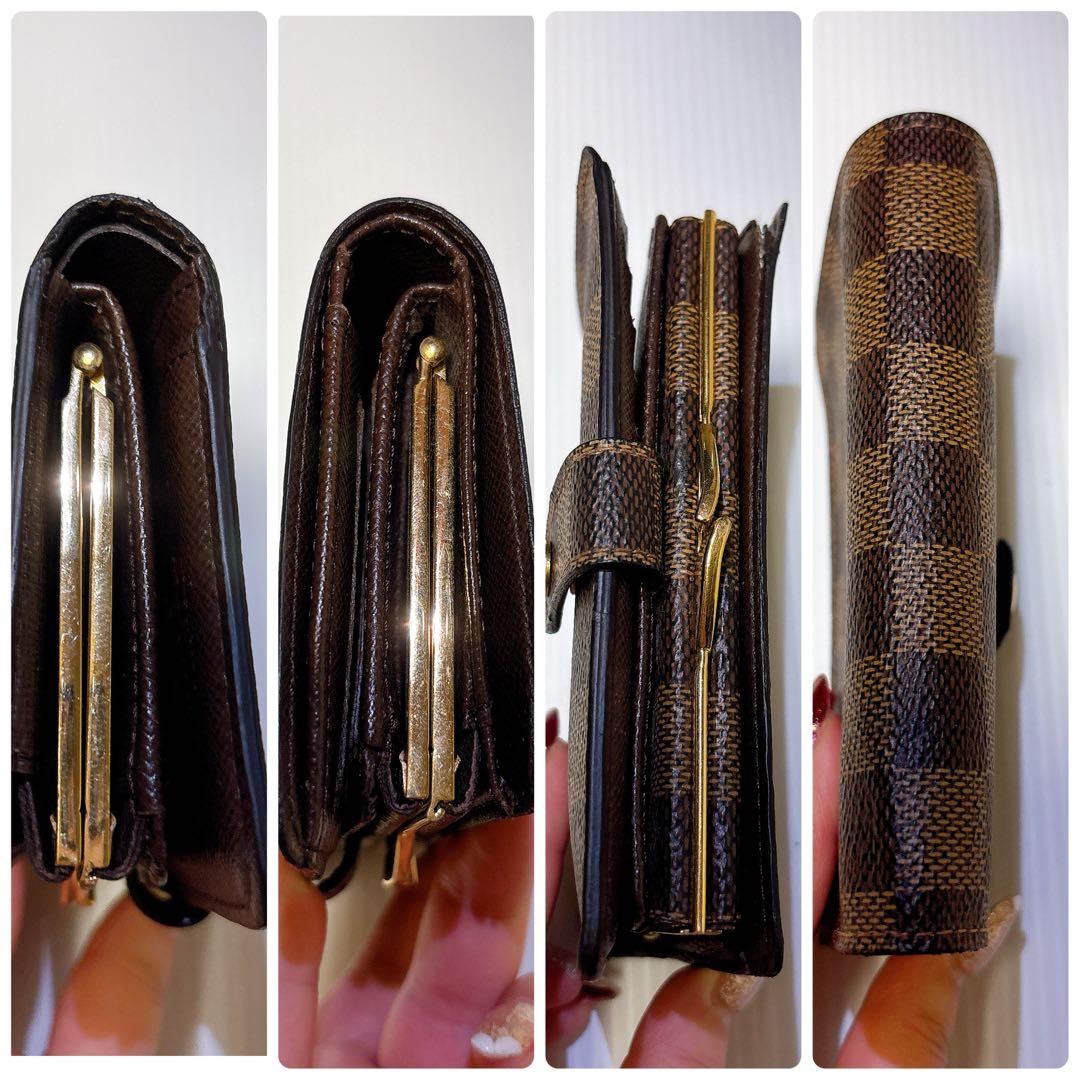 【美品】ルイヴィトン ダミエ ポルトフォイユ ヴィエノワ N61674 財布