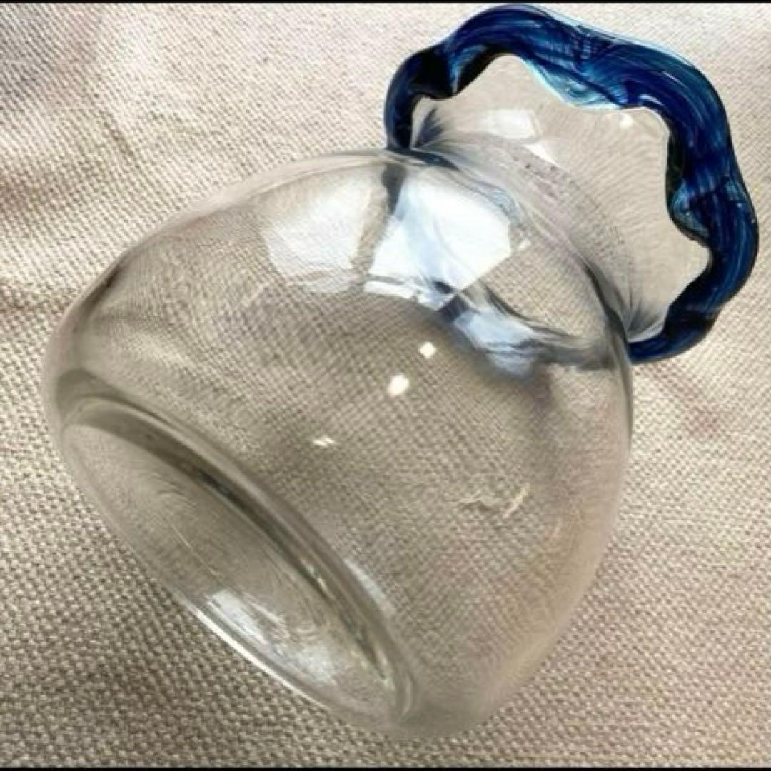 KITAICHI ガラス金魚鉢大 メダカ飼育鉢 吹き硝子鉢 厚手透明クリアガラス