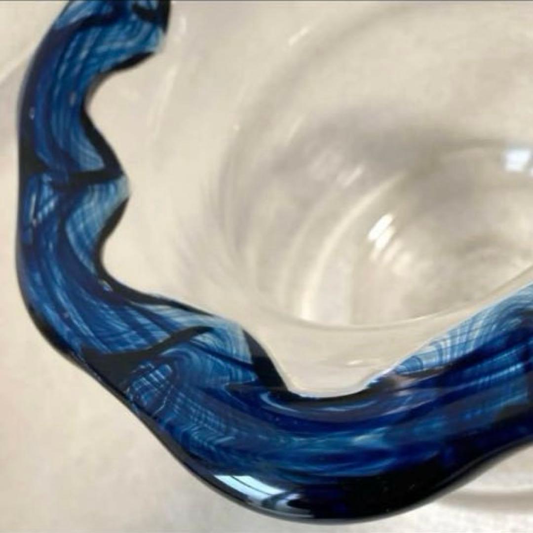 KITAICHI ガラス金魚鉢大 メダカ飼育鉢 吹き硝子鉢 厚手透明クリアガラス