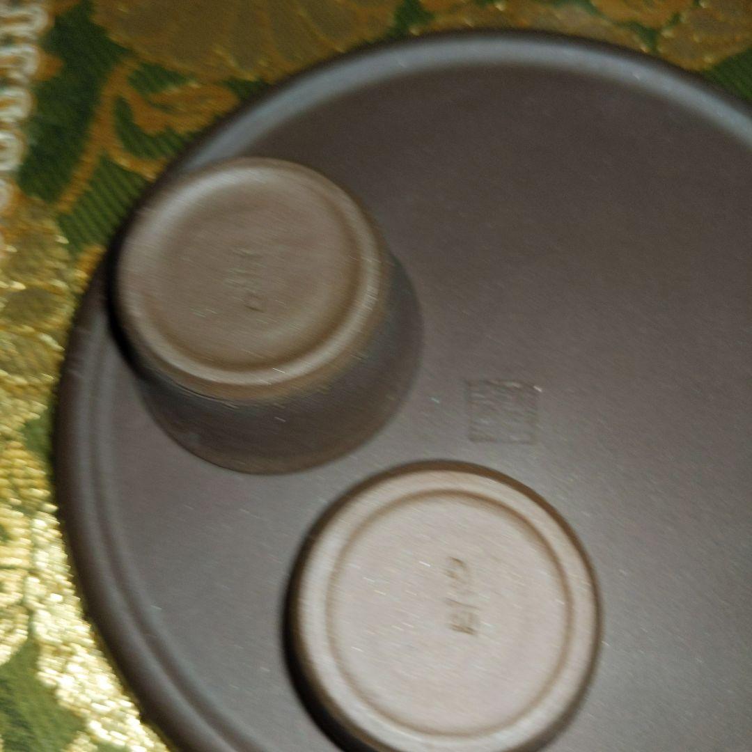 【最終価格】中国　紫砂朱泥　在銘入　煎茶器