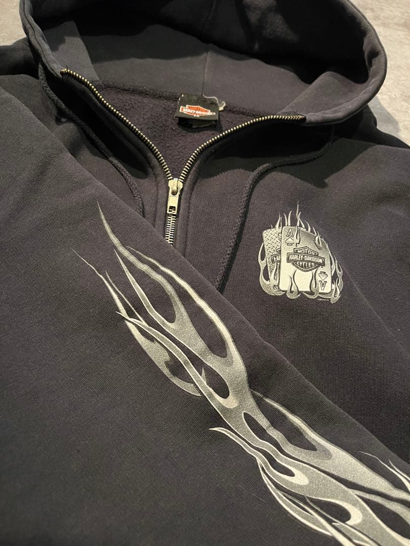 00s ハーレーダビッドソン ブラック パーカー Harley-Davidson