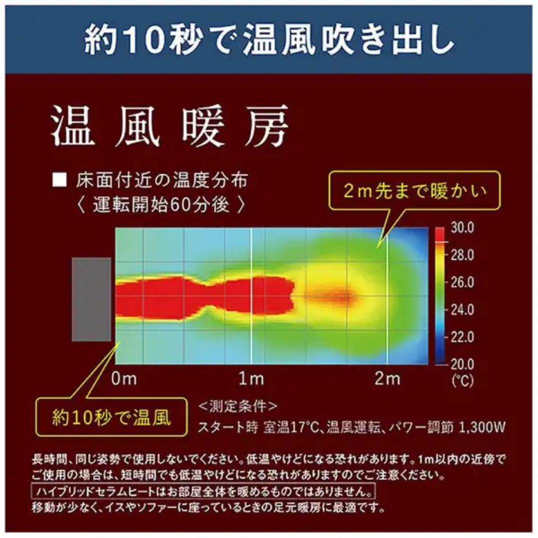 新品 DAIKIN ダイキン ハイブリッドセラムヒート WRH135AS-H