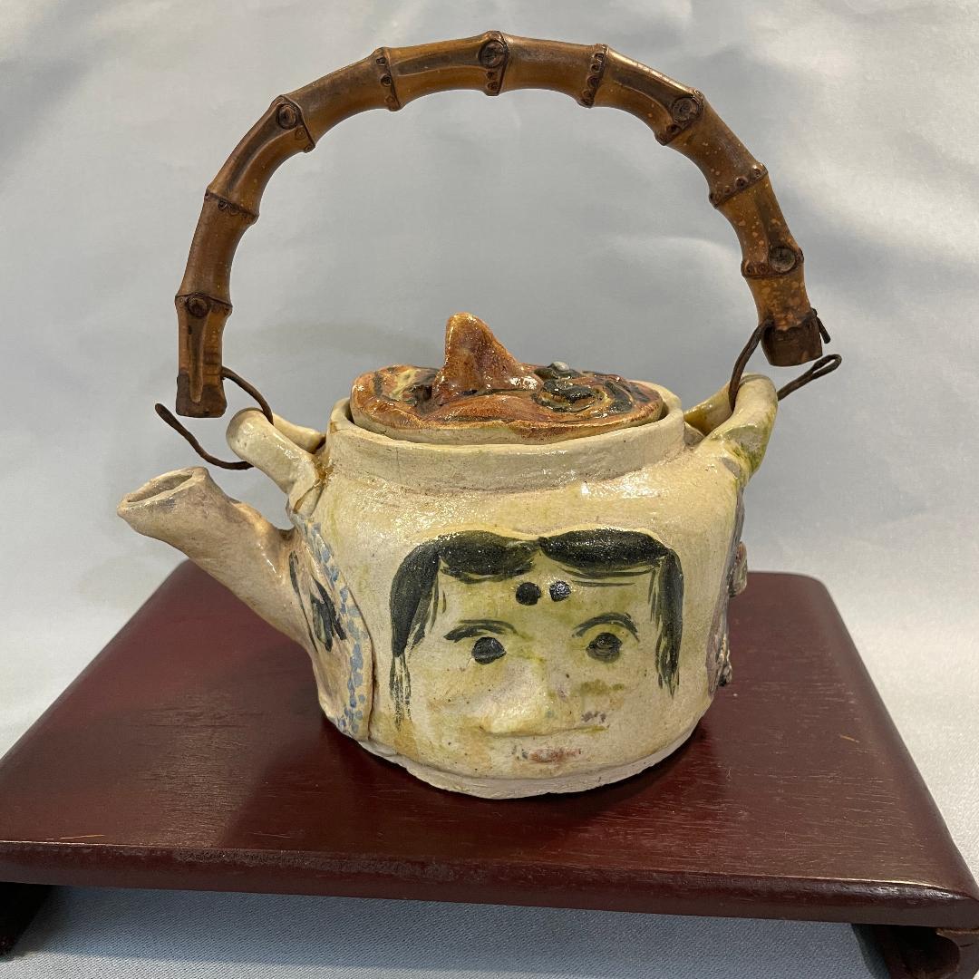 骨董品です！ユニークな急須 おかめ 火男 鬼など K2311