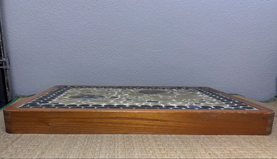 木枠 ストーブタイル台 昭和レトロ 当時物