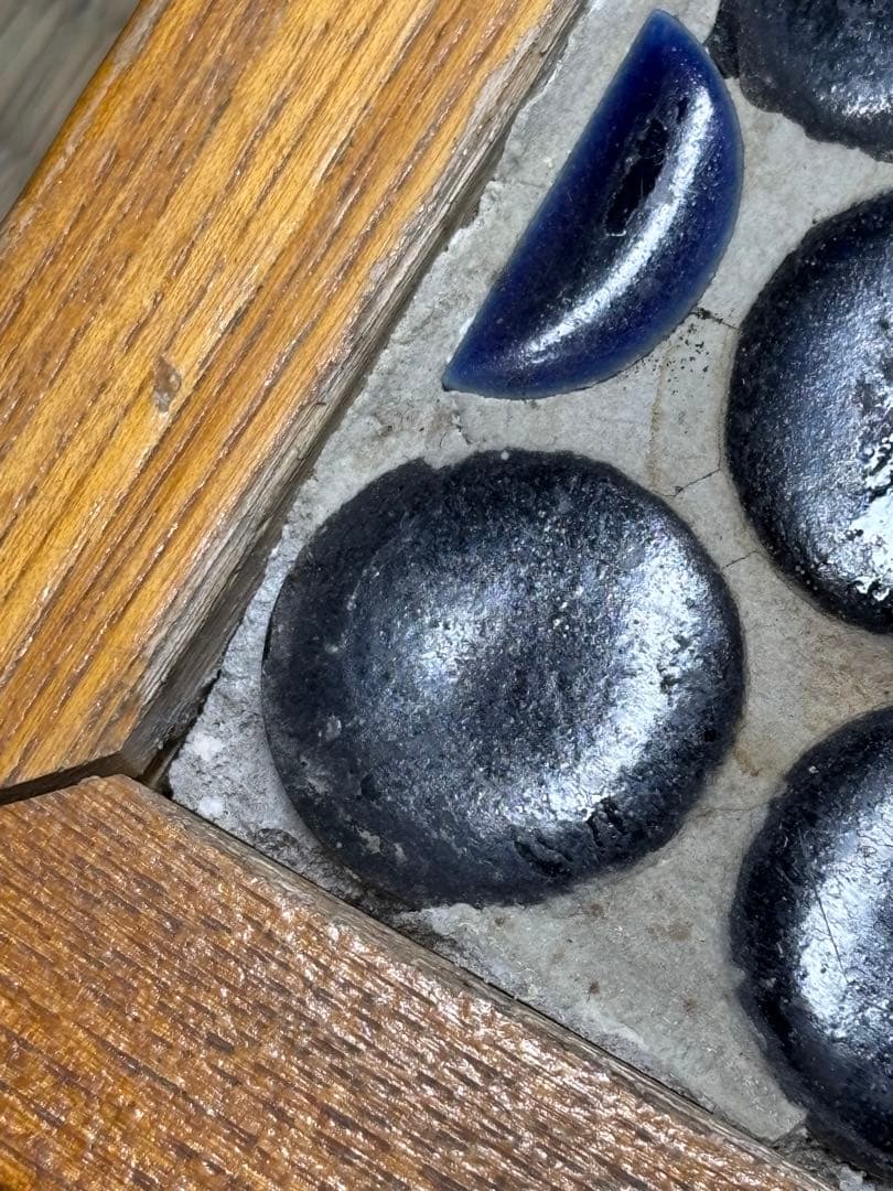 木枠 ストーブタイル台 昭和レトロ 当時物