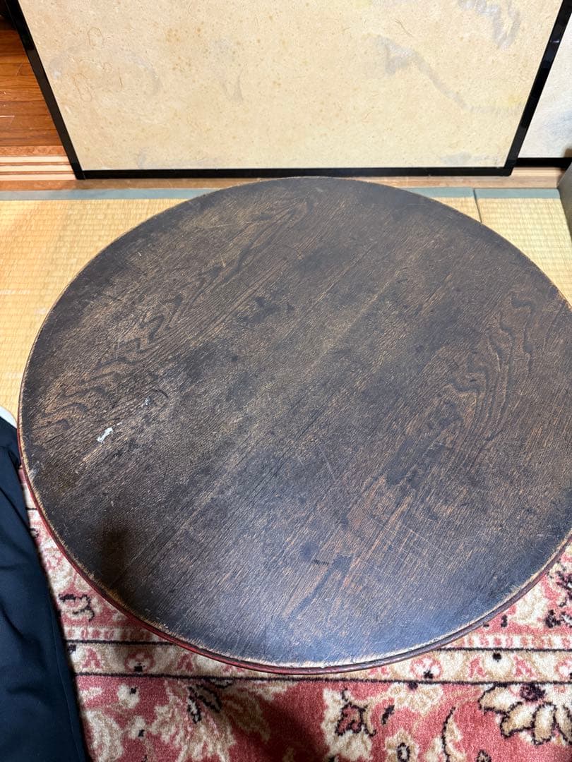 s*l様 ちゃぶ台　木製　レトロ