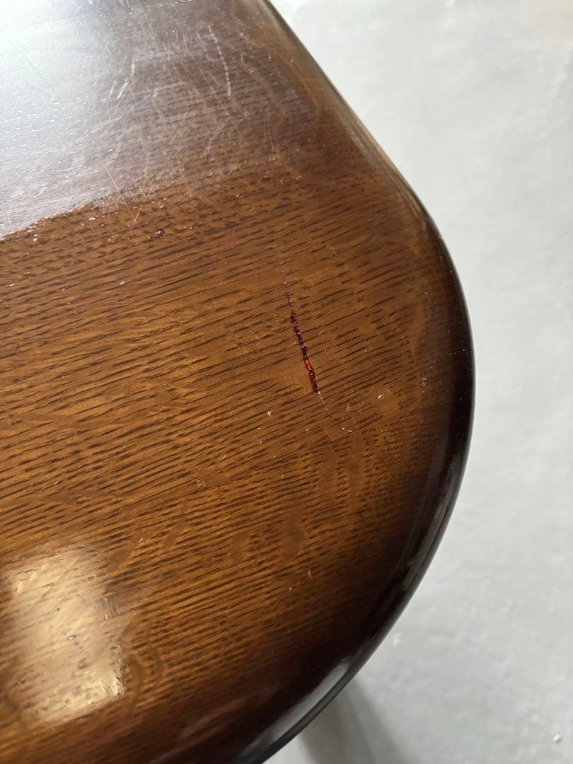 最高級 キツツキダイニングテーブル&コスガ椅子2脚セット 幅90cm Used