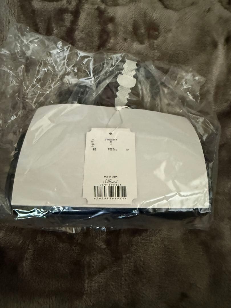 ミシェルマカロン キルティングミニボストン　ブラック フリーサイズ