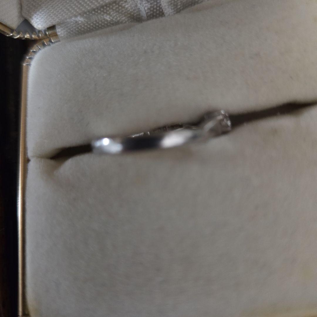 プラチナ900総量3g ダイヤモンド リング