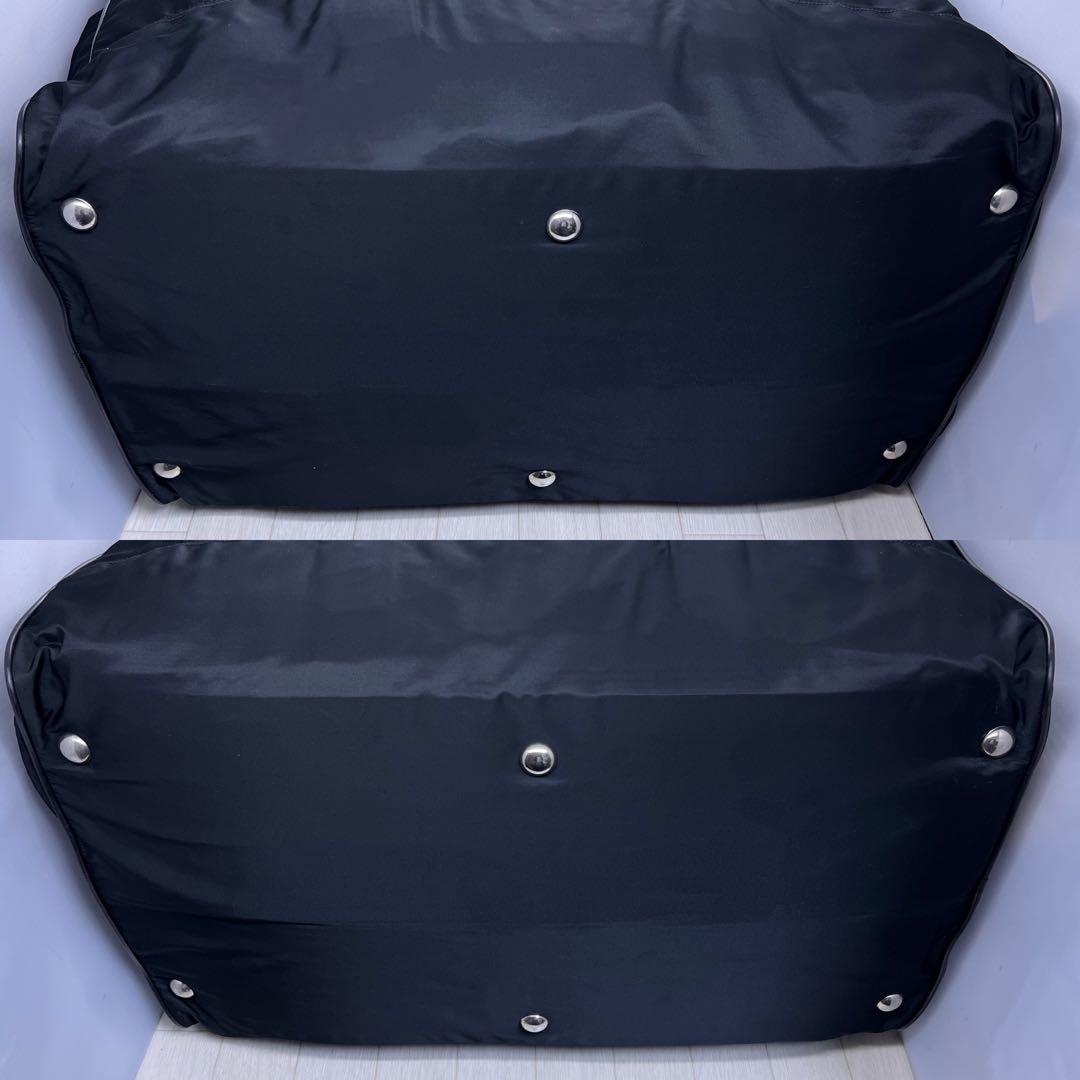 【美品】PRADA×プラダ 特大パドロックボストンバッグ