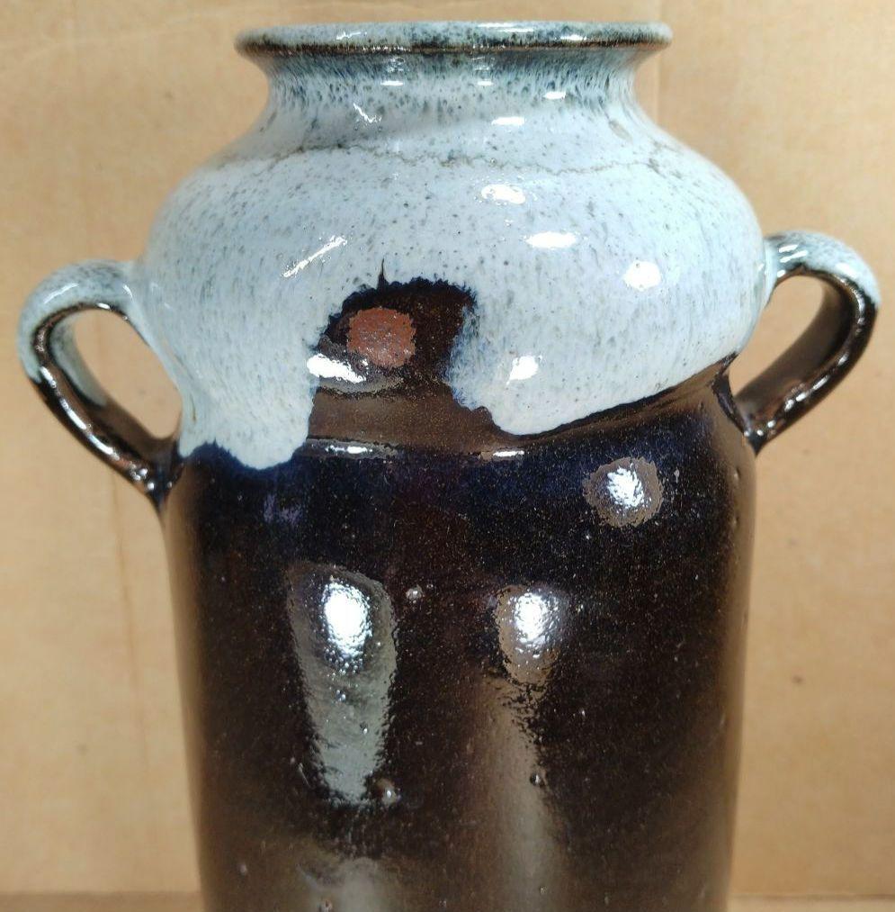 即中斎書付箱 唐津耳付花入 坂井岱平作(朝鮮唐津写耳付花入) 美品