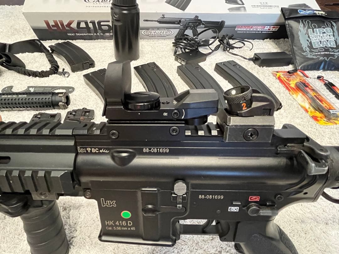 HK416D 次世代電動ガン ブラック 付属品多数