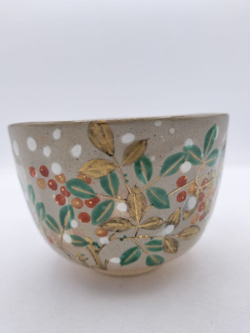 c542【新品・未使用】乾山雪南天 南口閑粋 木箱 茶道具