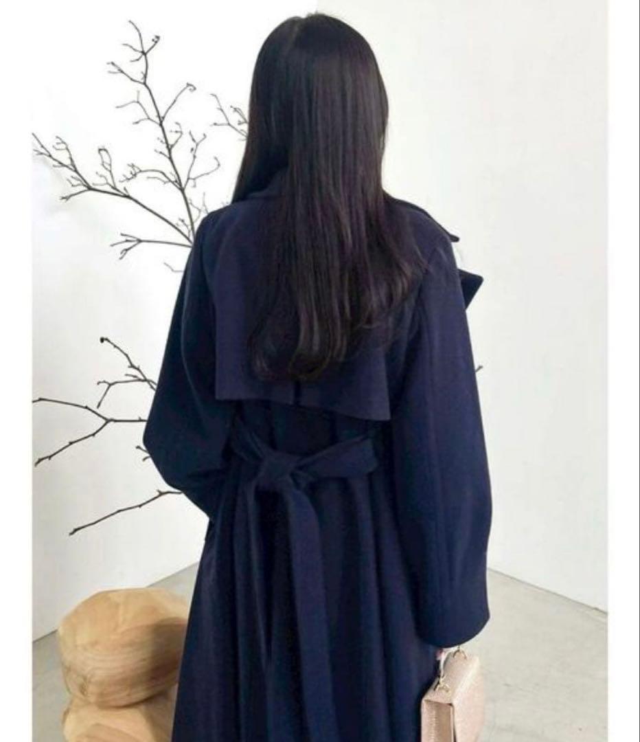 dazzlin 2WAYカラーレディコート ネイビー M