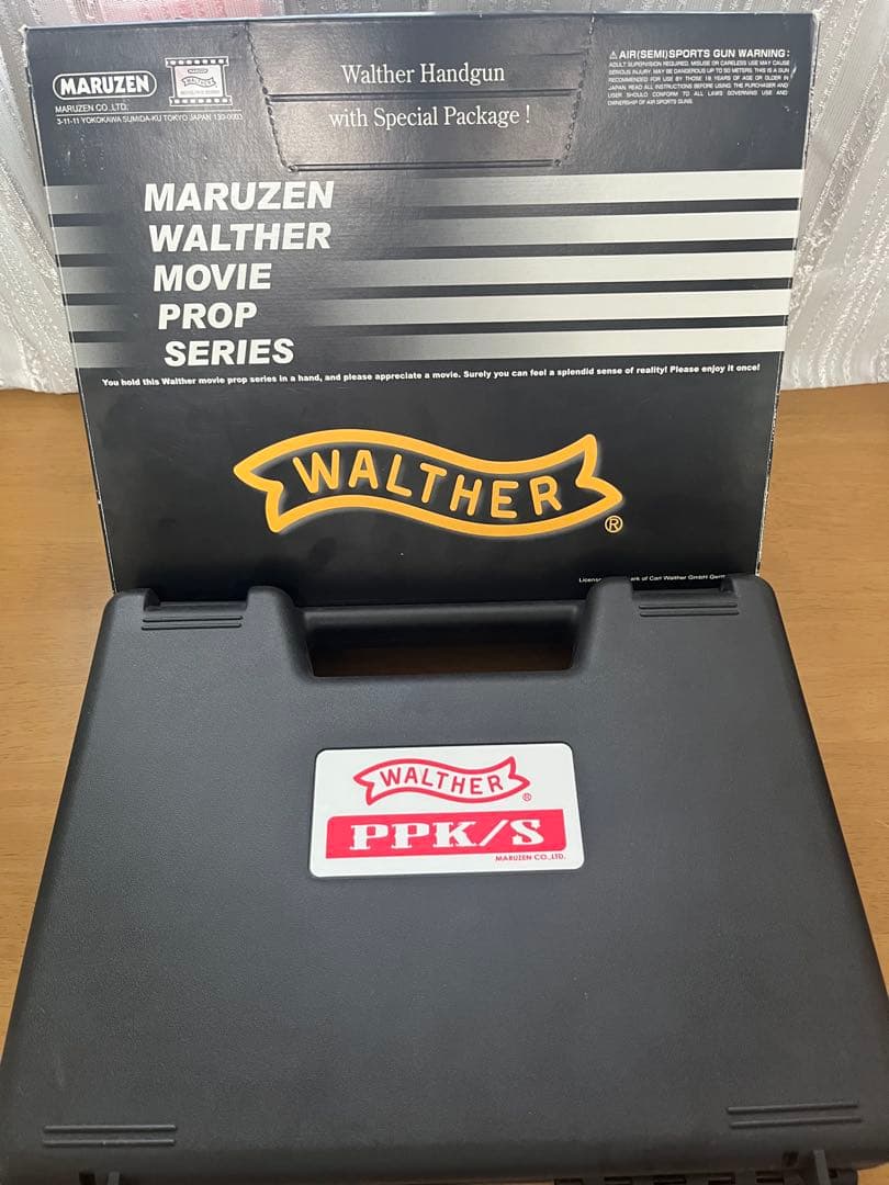 し*す様 【マルゼン】ワルサームービープロップシリーズ　ワルサーPPK/Sブラッ