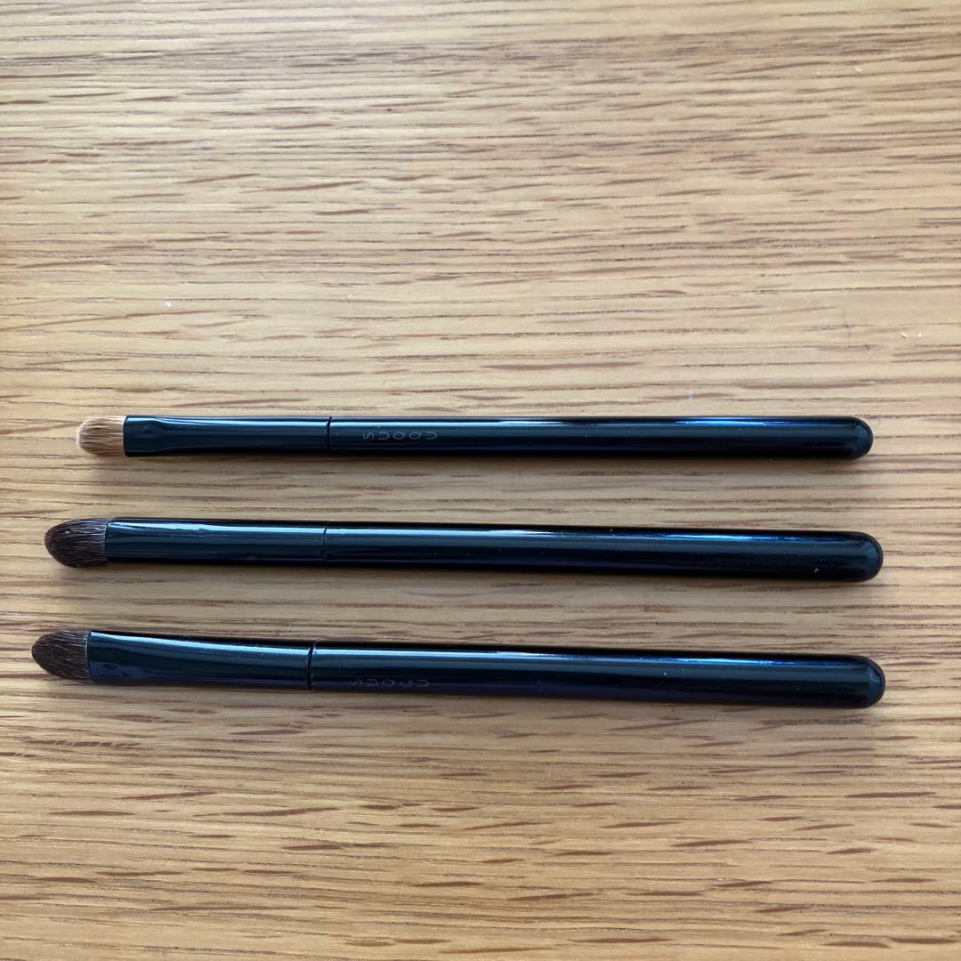 SUQUUアイシャドウブラシ 3本セット