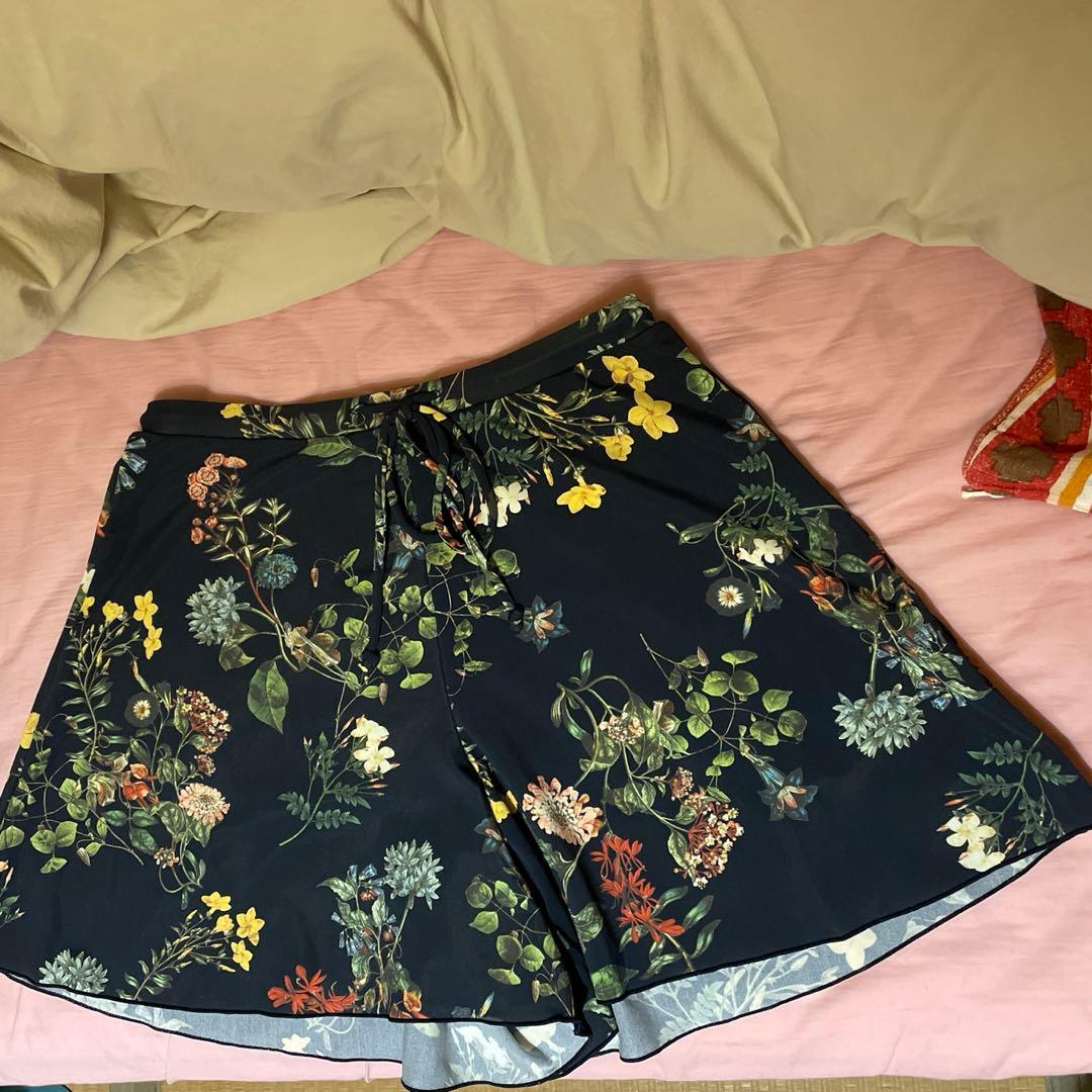 三愛リゾート タンキニ ネイビー 9M 花柄水着 サンアイリゾート