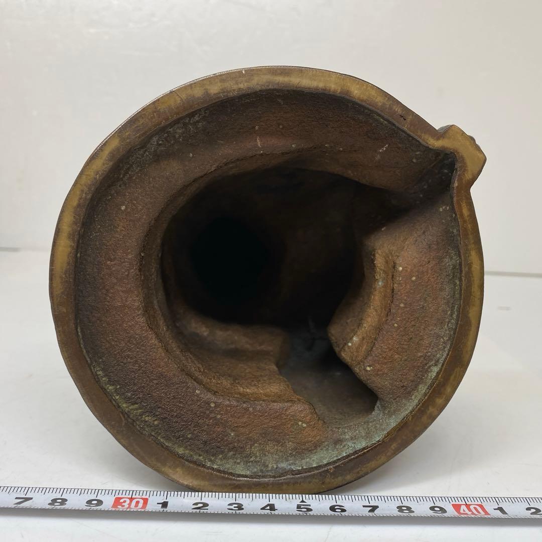 荒居徳亮　ブロンズ仏像　共箱　2427g 高さ28㎝　東さ7-0310☆2F