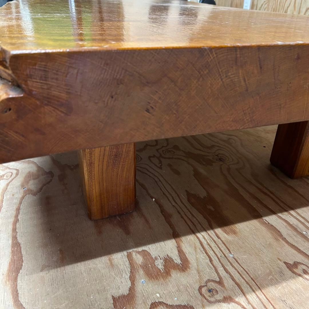 ケヤキ材　欅　耳付き　和テーブル