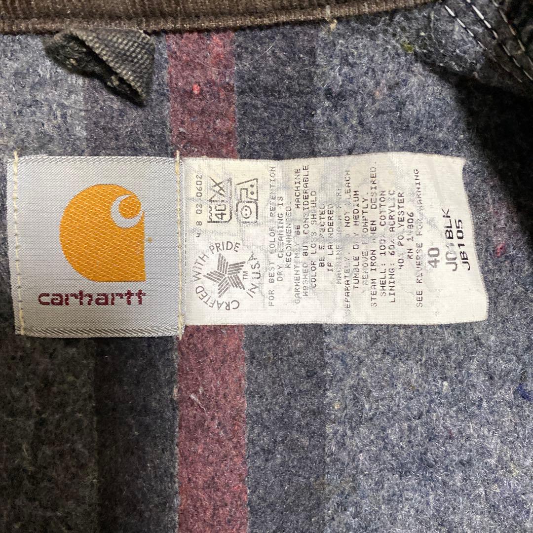 USA製 カーハート　デトロイトジャケット ブラック　size 40