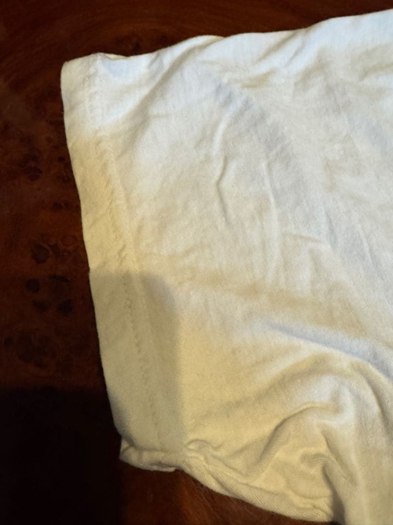 oasis Tシャツ白、黒文字モノトーン、XL2024コピーライト入り