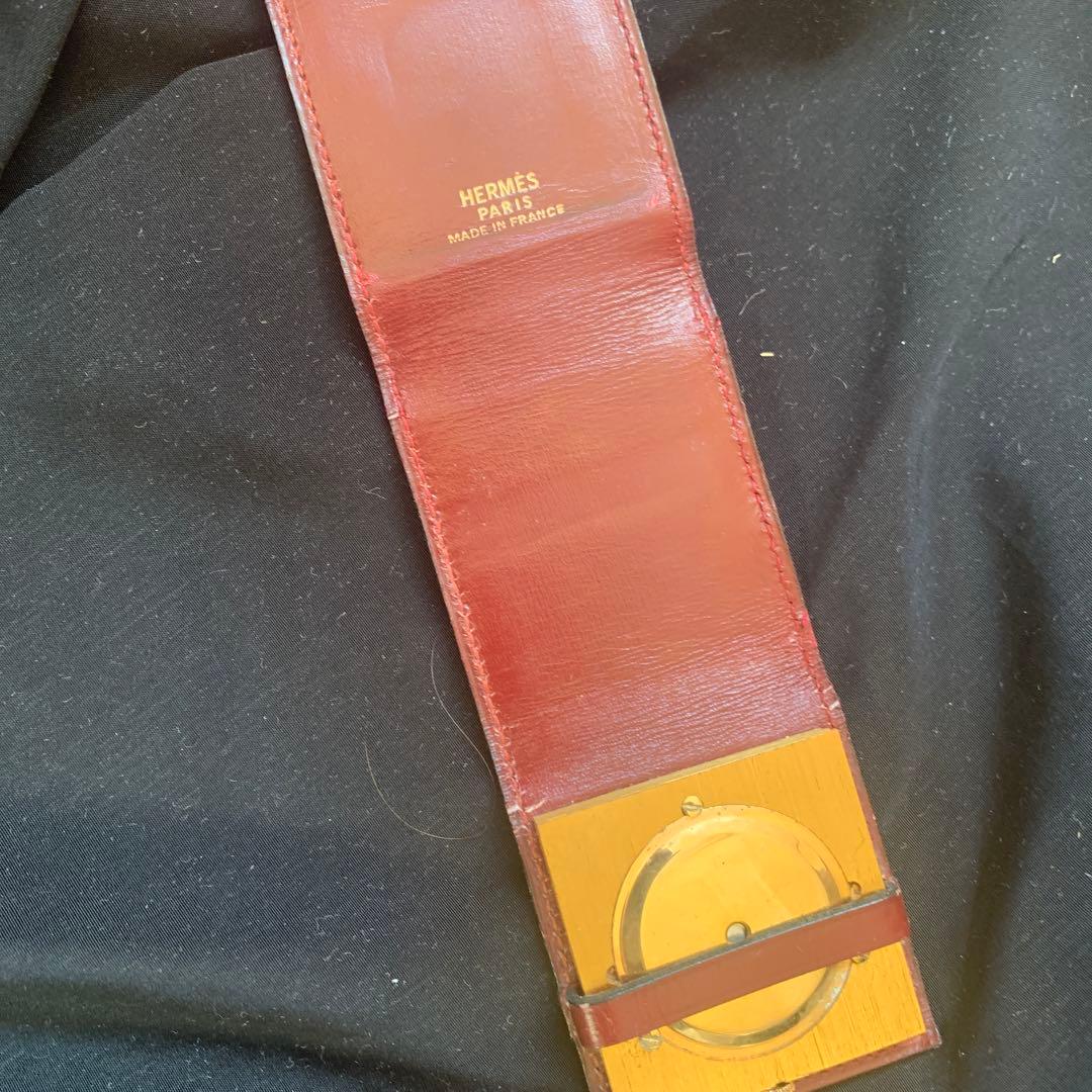 Hermès 旅行用　時計　ジャンク品