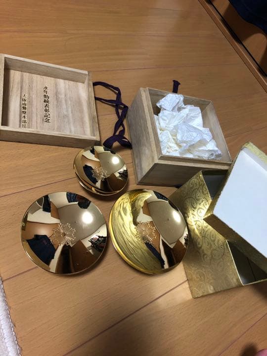 金色杯 大阪府警察 永年勤続記念品