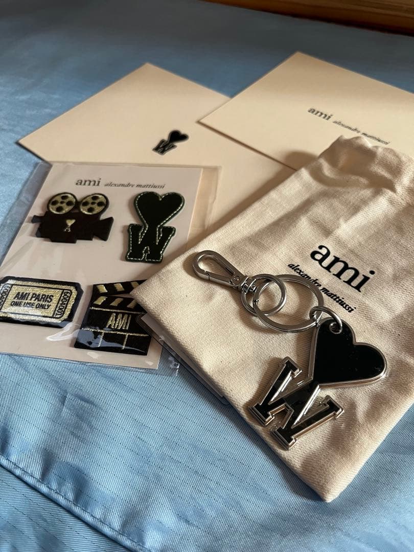 チェウシクx AMI ポップアップ 韓国期間限定 テディベア キーリング セット