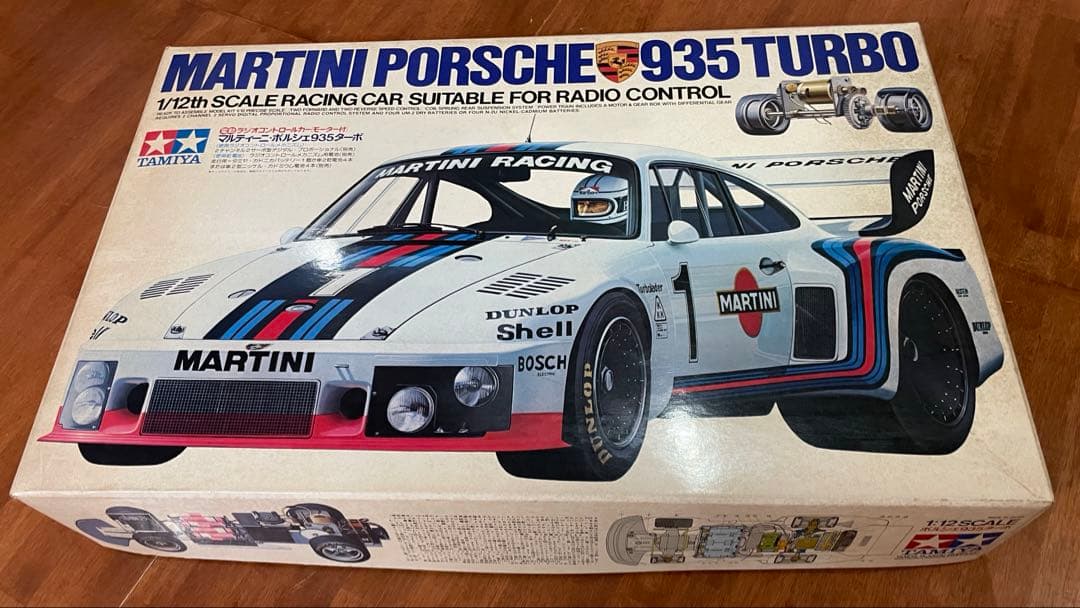 当時物　タミヤ 1/12RCマルティーニ　ポルシェ935ターボ