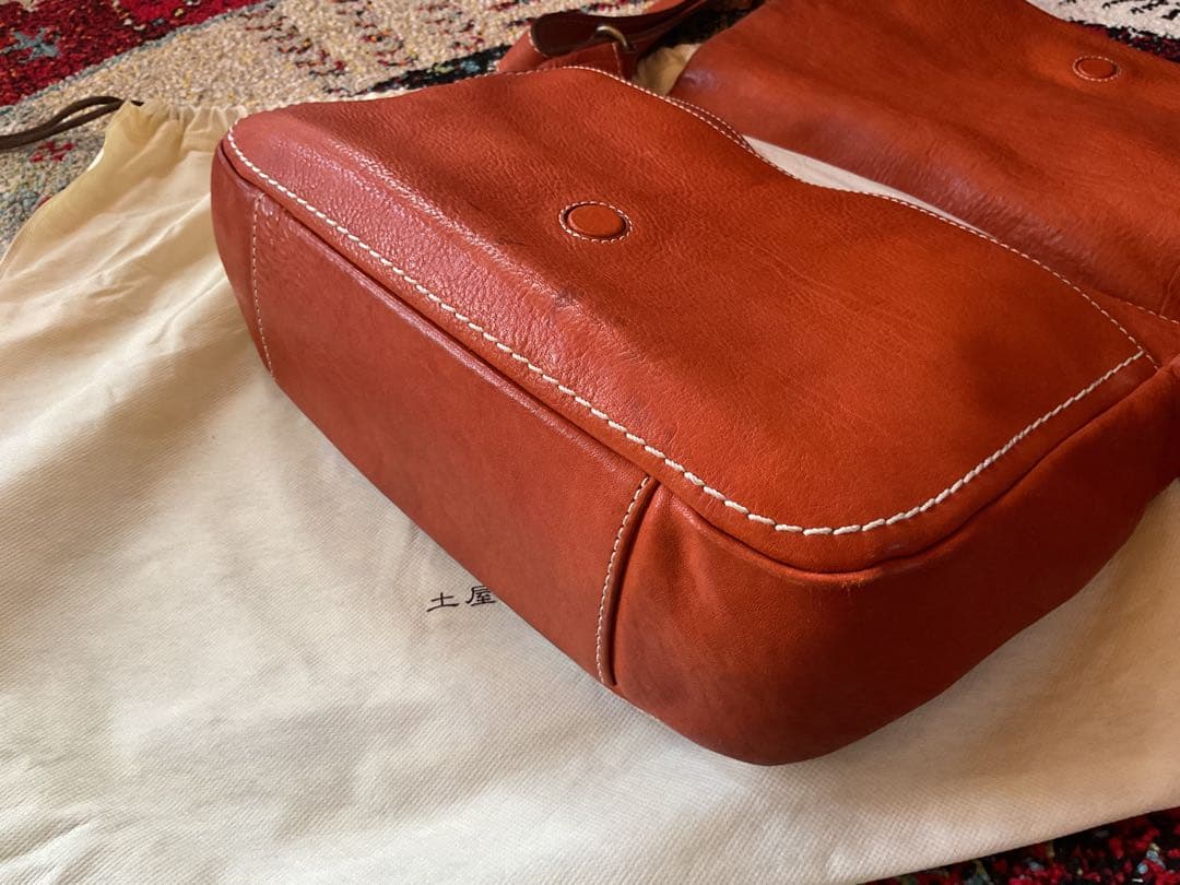 土屋鞄＃ショルダーバッグ＃オレンジ保存袋付き
