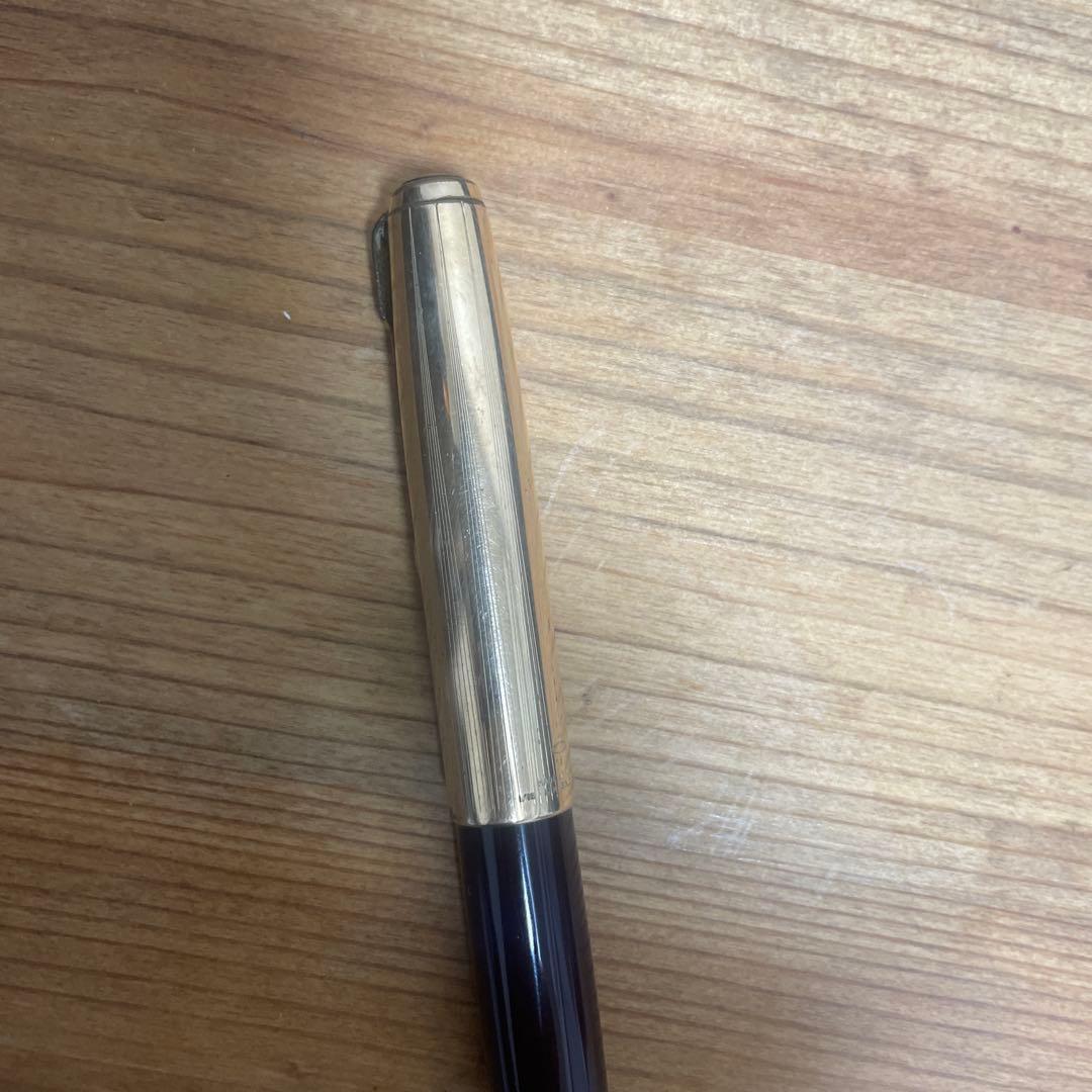 ヴィンテージPARKERパーカー 万年筆 金色キャップ PARKER51 USA