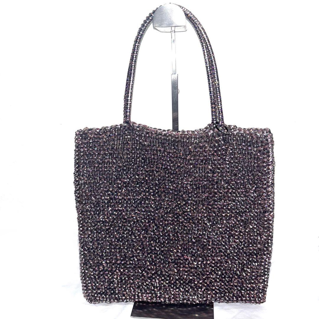 未使用級 アンテプリマ ANTEPRIMA ワイヤーバッグ ピンク スクエア