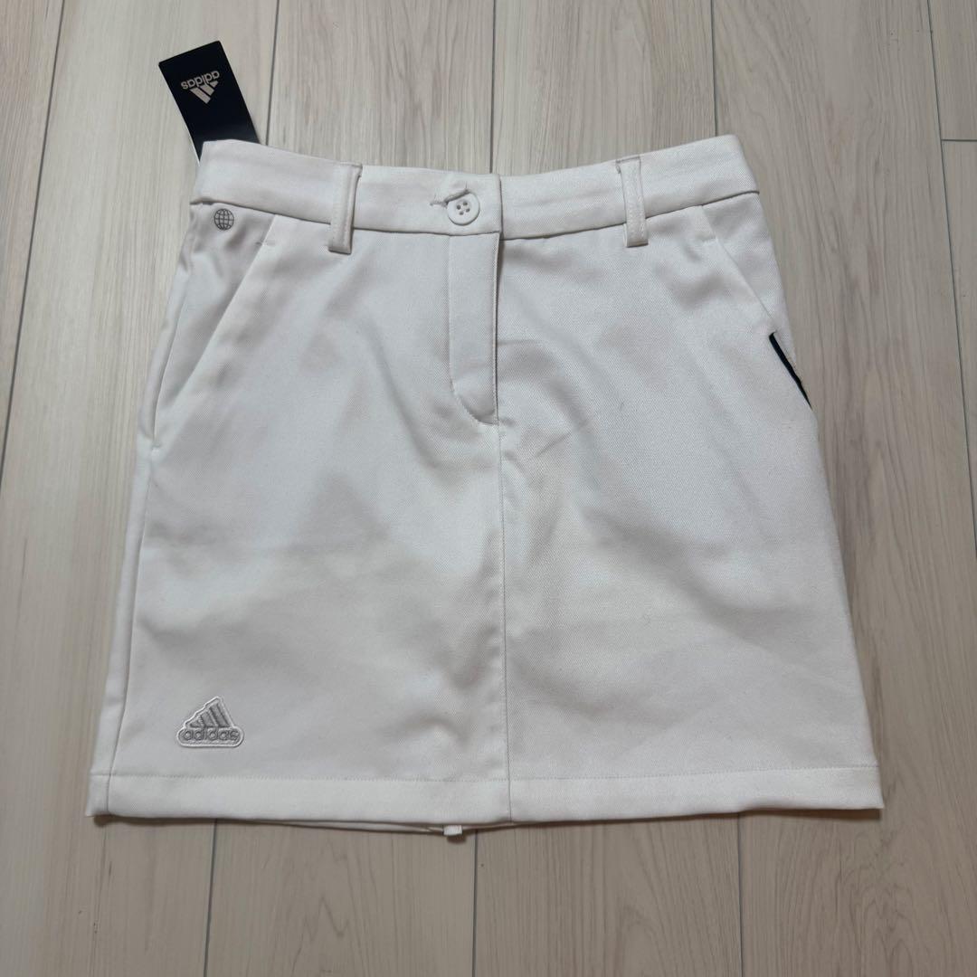 新品 アディダス ゴルフ セットアップ タイトスカート ジャカードネック S