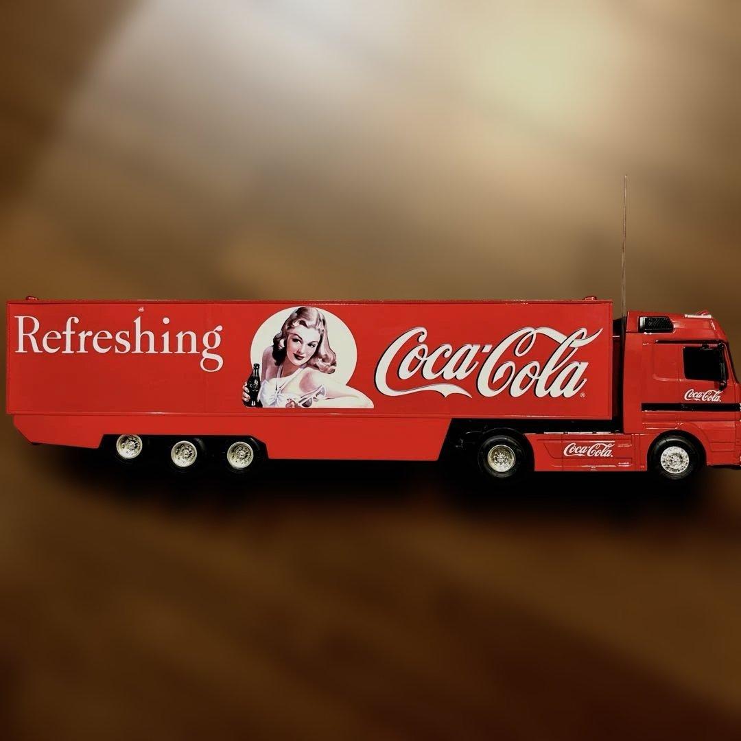 希少！　特大　コカコーラ　トレーラー　ラジコン　全長70cm 120周年記念品