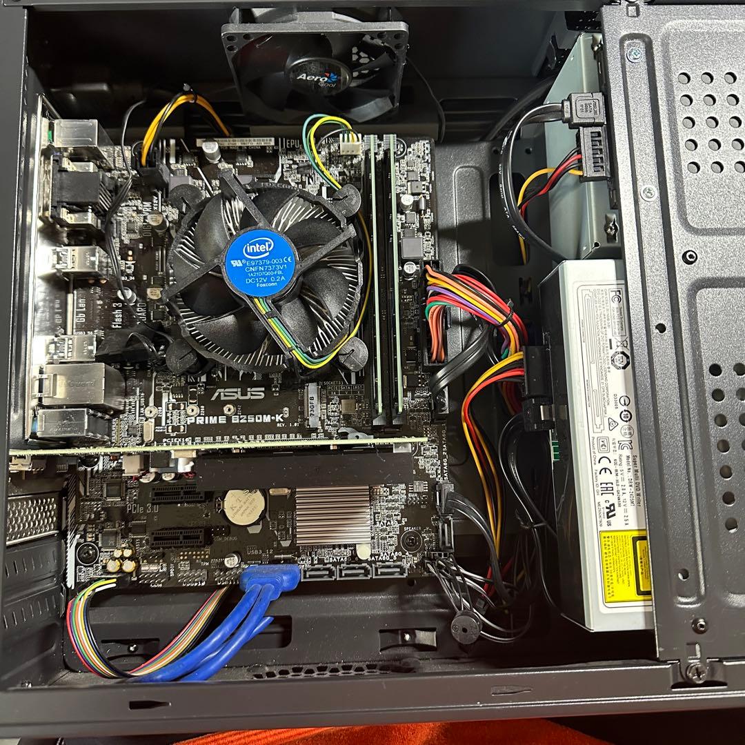 自作PC本体のみ（i3-7100 SSD 480GB DDR4 16GB)