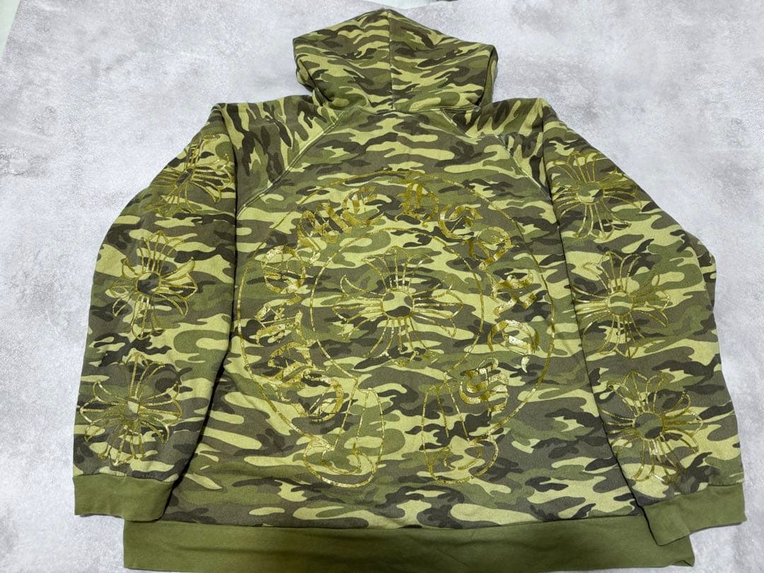 【アキ】CHROME HEARTS 裏地サーマルホースシュープリント迷彩