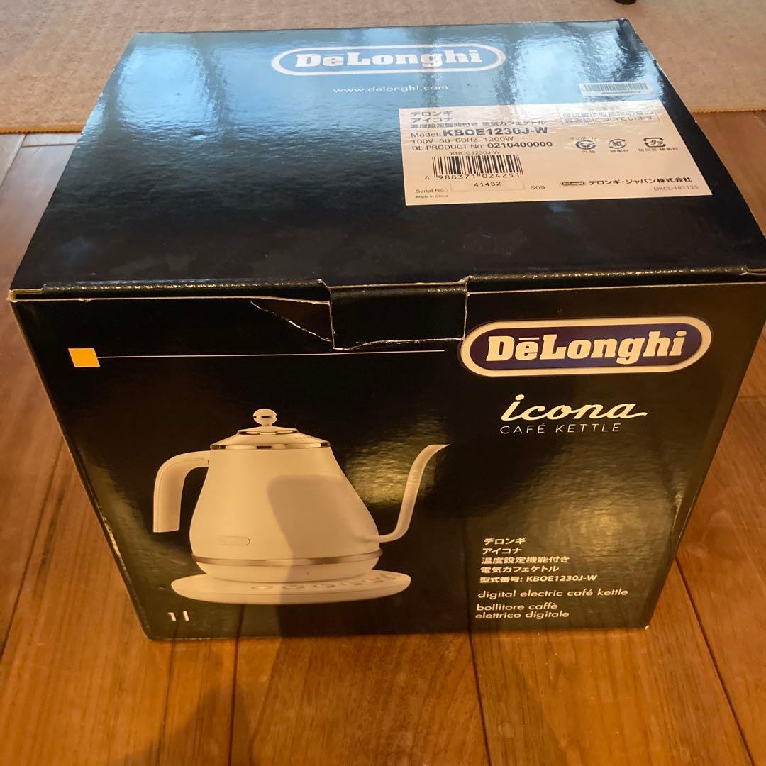 DeLonghi アイコナ カフェケトル KBOE1230J-W