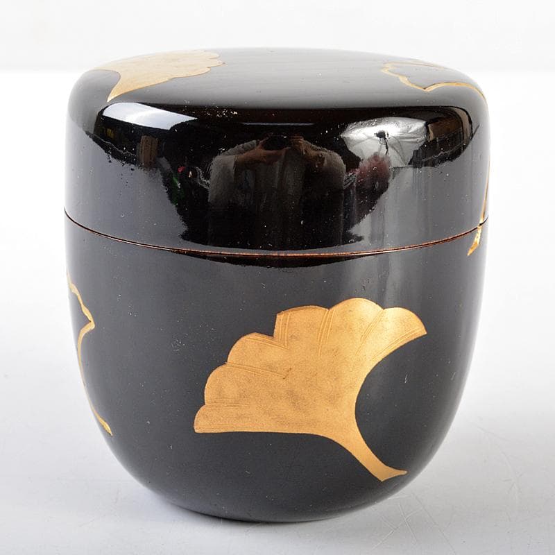 茶道具　吉田一峰作　鵬雲斎好　五葉棗　共箱　V　R5304