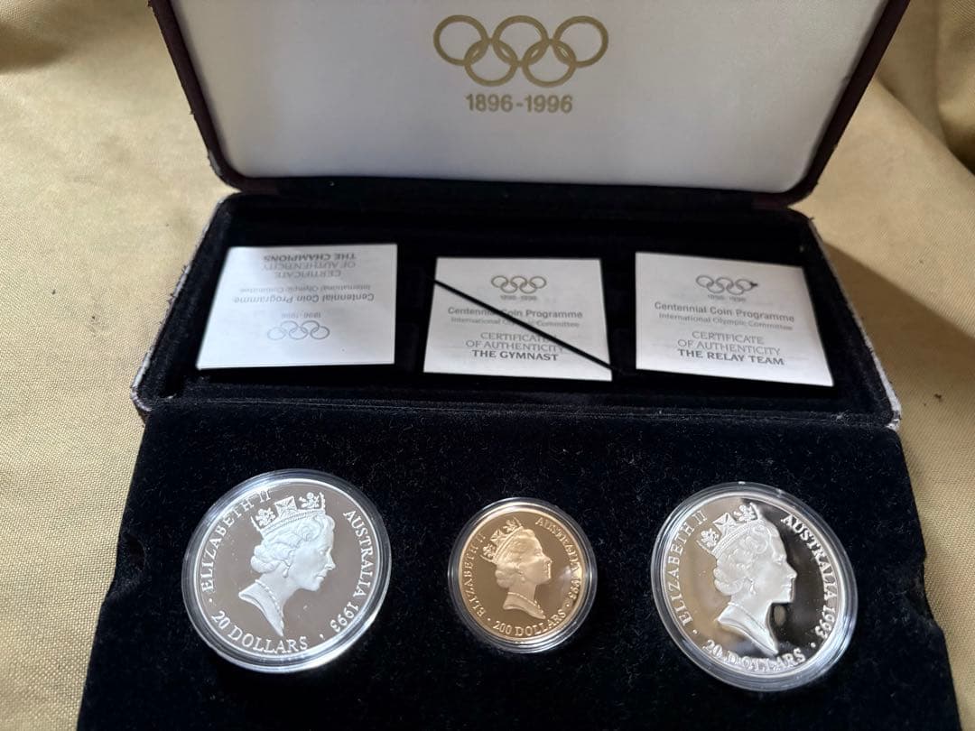 た*ろ様 1*3様 1896-1996年 オリンピック　100周年 記念金