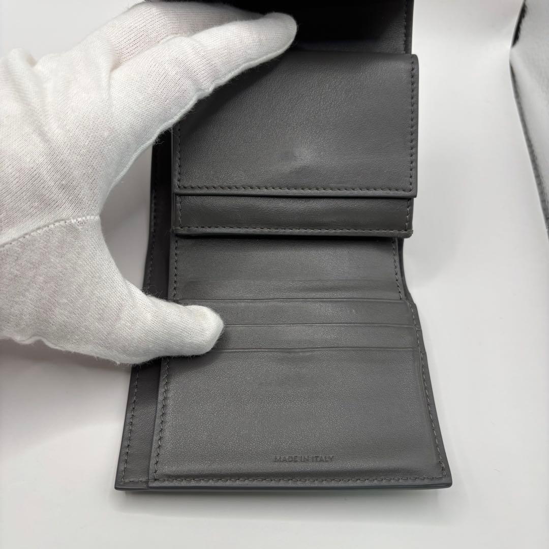 CELINE スモールトリフォールドウォレット グレー　三つ折り財布　財布